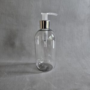 Envase con valvula cremera plateada 250cc