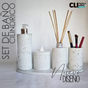 Set de Baño Cilíndrico